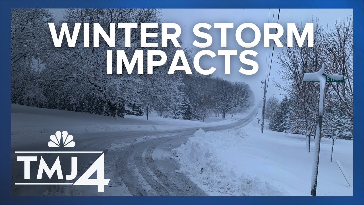 Winter storm has major impacts on SE Wisconsin - YouTube