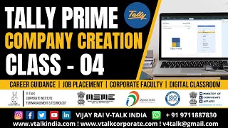 How To Create a Company in Tally Prime| Tally Prime में कंपनी कैसे बनाये | Class 4 |V Talk Institute screenshot 5