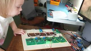 Final testing of the AutoSignal boards - it's child's play!