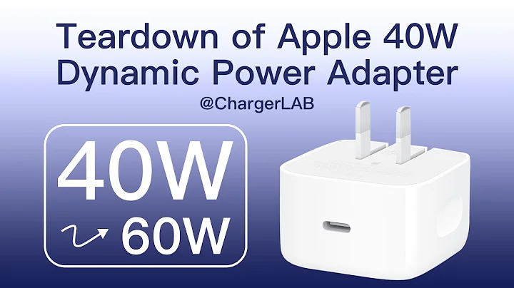 Teardown of Apple 40W Dynamic Power Adapter with 60W Max (A3365)