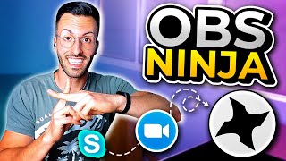 CONFERENCIAS en vivo GRATIS  Como usar OBS NINJA la mejor alternativa a ZOOM y SKYPE