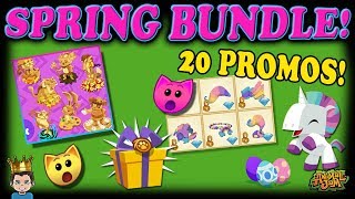 Animal Jam Spring Bundle Has 20 Promos! Pastel Glowing Armor & Alpha Statues! 💗 🎁👍