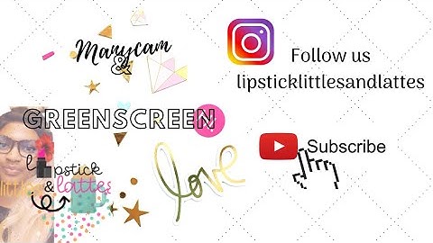 Manycam & Greenscreen