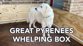 DIY Great Pyrenees Whelping Box | Mega Huge Puppy Pen