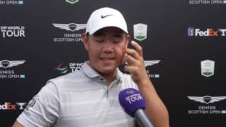 Tom Kim · Round 3 · Interview · 2023 Genesis Scottish Open · PGA Tour