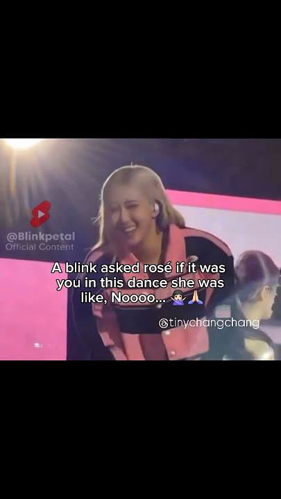 not Blinks were imitating Rosé 😱💀 #blackpink #rosé #shorts