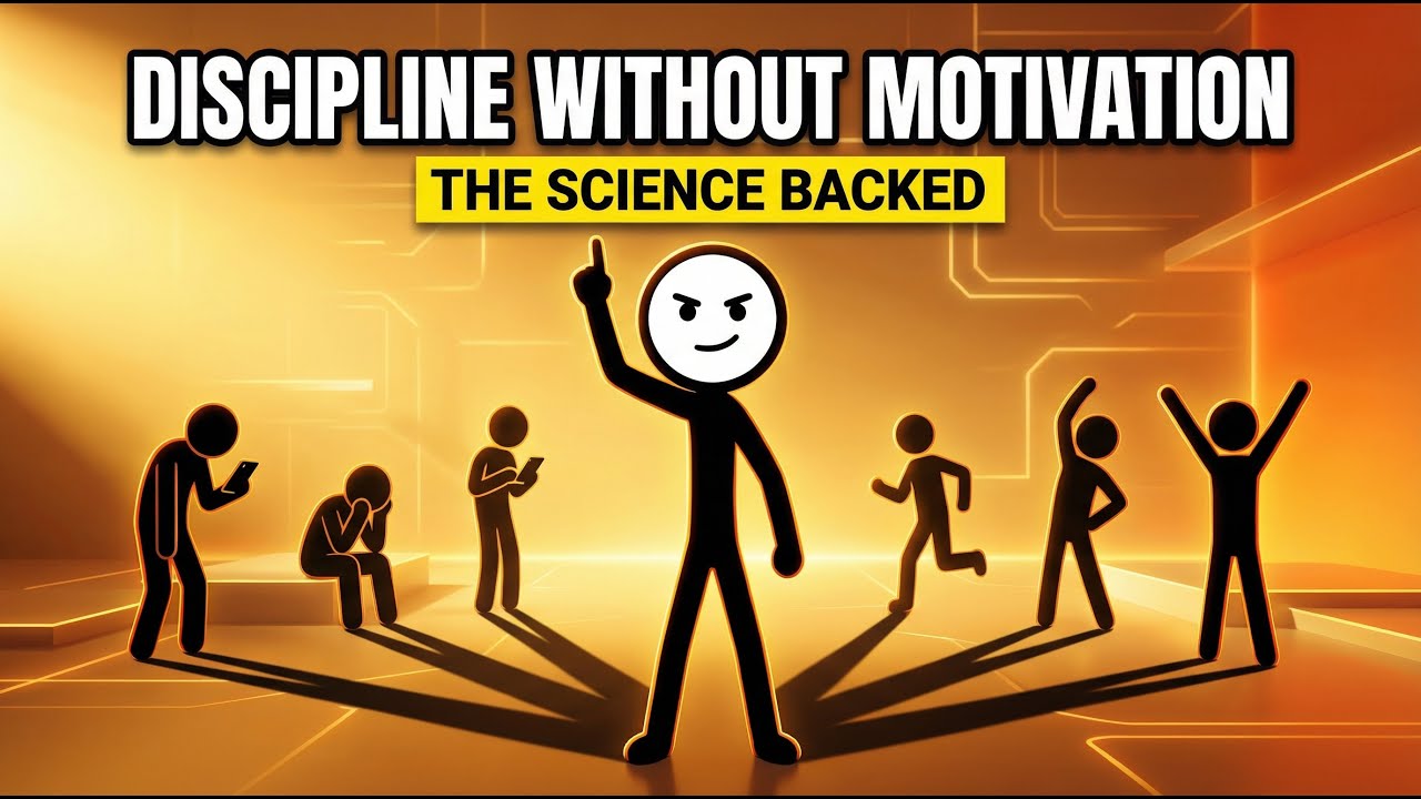 How to Build DISCIPLINE without Motivation (Science-Backed)
