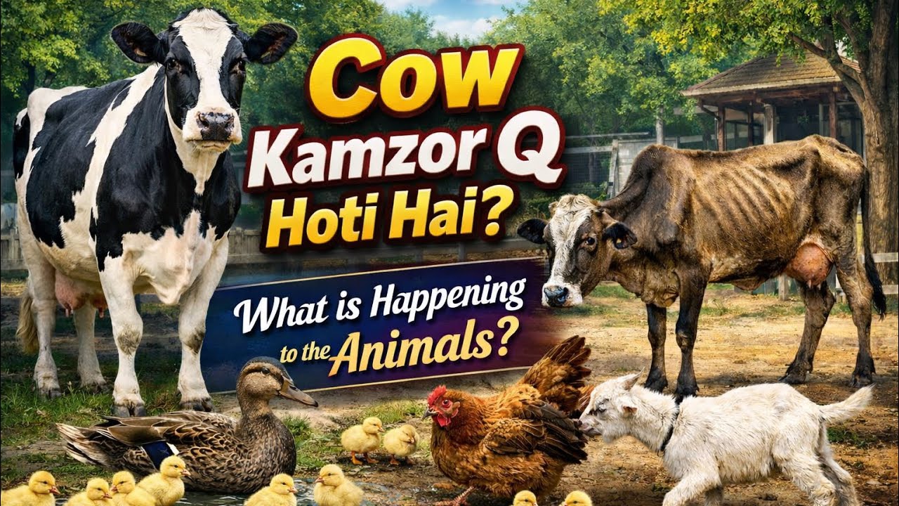 Why Your Cow Is Losing Weight? | Cow Kamzor Kyun Hoti Hain | Cow Care Tips for Farmers | Daily Vlogs