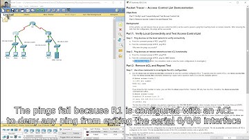7.1.1.4 Packet Tracer - ACL Demonstration