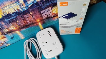 LDNIO SCW3451 WIFI Smart Power Strip with 3 Universal AC Ports 1 PD, 1 QC3.0 and 2 Auto ID Ports