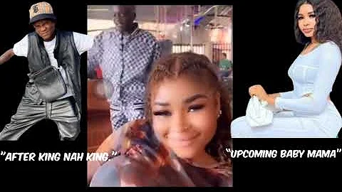 Portable and late Alaafin of Oyo’s ex wife, Queen Dami seen enjoying romantic time