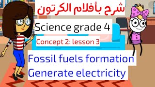 grade4 l science l unit 3 - concept 2 - lesson 3 fossil fuel formation 2023 المنهج الجديد
