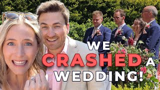 We CRASHED a SUBSCRIBER'S wedding! // SINGING the Bride down the aisle