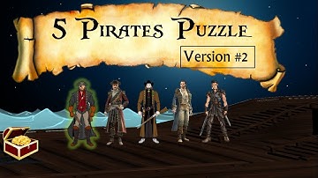 5 Pirates PUZZLE (Version 2)  | 100 Gold Coins 5 Pirates