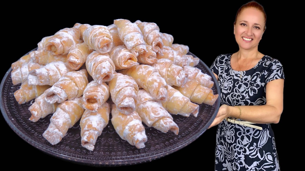 ✨ ОРЕХОВЫЕ РОГАЛИКИ тают во рту Выпечка к чаю Люда Изи Кук печенье на скорую руку песочные рогалики