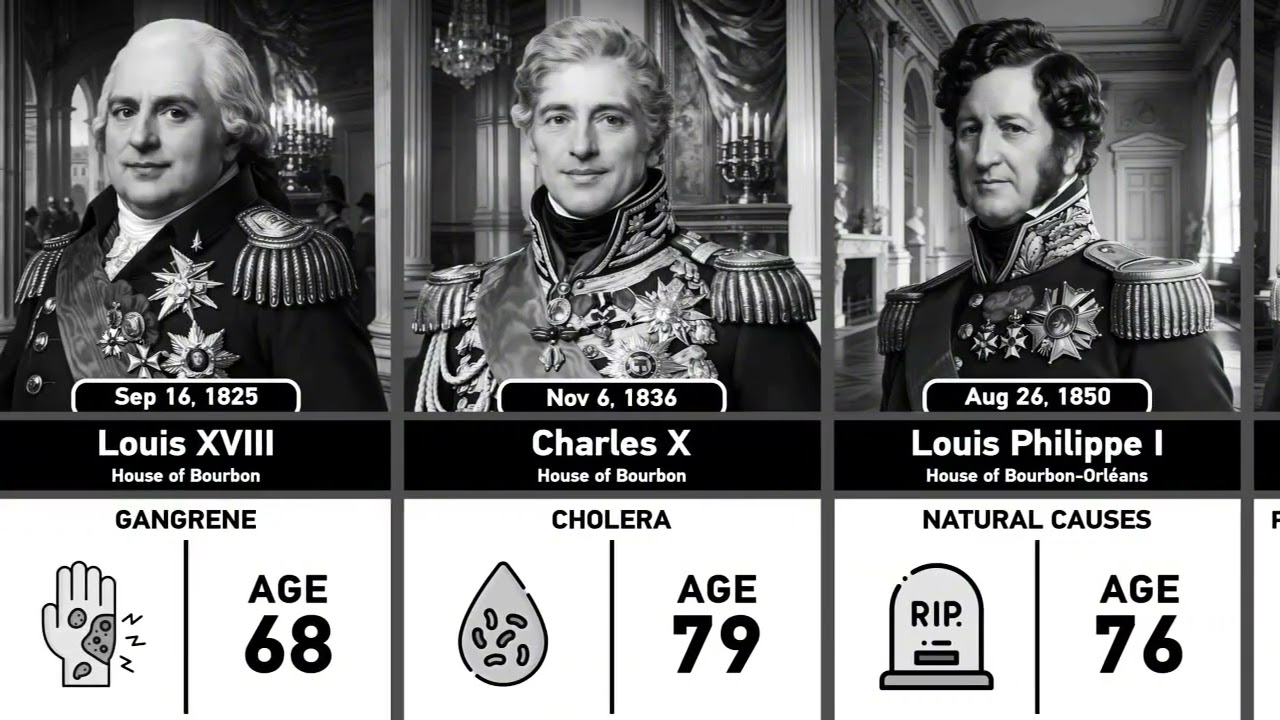 The Causes of Death of French Rulers