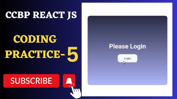 Login App | Coding Practice 5 | REACT JS | NxtWave | CCBP 4.0
