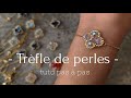 Tuto pas  pas breloque trfle  de perles pour confection bijoux artisanaux