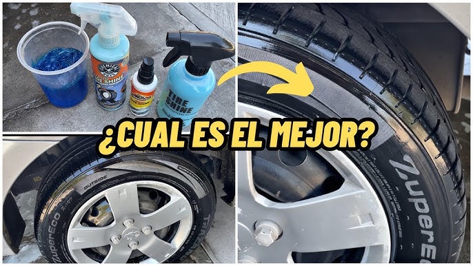 EL MEJOR ABRILLANTADOR DE LLANTAS REPELENTE AL AGUA Y POLVO 