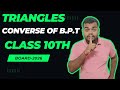 Most imp question of TRIANGLES🔥(Converse of B.P.T )(TRIANGLES), Class 10TH 🔥
