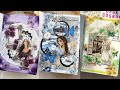 ASMR｜ Various Art Journaling📖｜Scrapbooking | Journal With Me｜Creative Journaling｜Scrapbook
