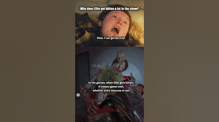 Why Ellie get bitten a lot in The Last of Us Season 2 #thelastofus #tlou #tlou2