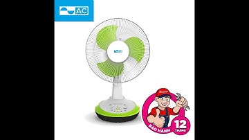 Quạt sạt 2 bình AC ARF03D123 GR kiêm Quạt điện , công suất 30W tích hợp cổng sạc USB và Đèn Led