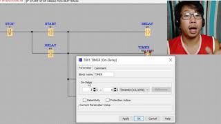 FORWARD REVERSE WITH TIMER USING PLC LOGO SOFT IN ACTUAL OPERATION 😁 screenshot 5