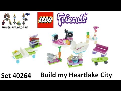 Lego Friends 40264 Build My Heartlake City Accessory Set - Lego Speed Build Review