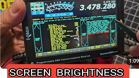 Quantum SDR Screen Brightness
