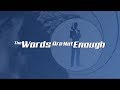 THE WORDS ARE NOT ENOUGH Teaser