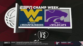 NCAAB 2022 Big 12 Tournament West Virginia vs Kansas State 720p60