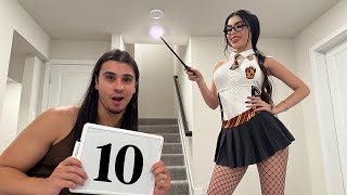 HUSBAND RATES MY HALLOWEEN OUTFITS!