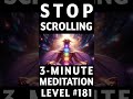 🧘♂️ embodied stillness | 3 minute mindfulness meditation – level 181
