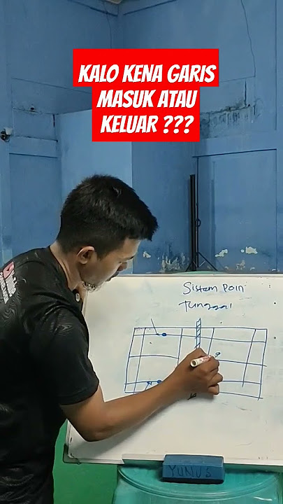 KENA GARIS MASUK ATAU TIDAK ??? #badminton #bulutangkis #channelrahim