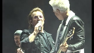 U2 - 2018 - All Because Of You (HD) - From Boston 6-22-2018 (Section 21 Row 1 Seat 1)