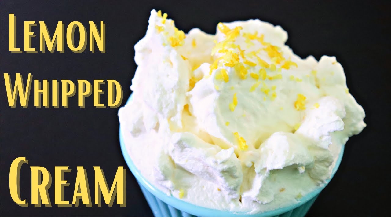 Lemon Whipped Cream Recipe