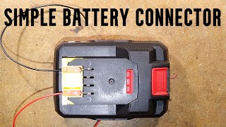 Simplest Ryobi and Parkside battery connectors