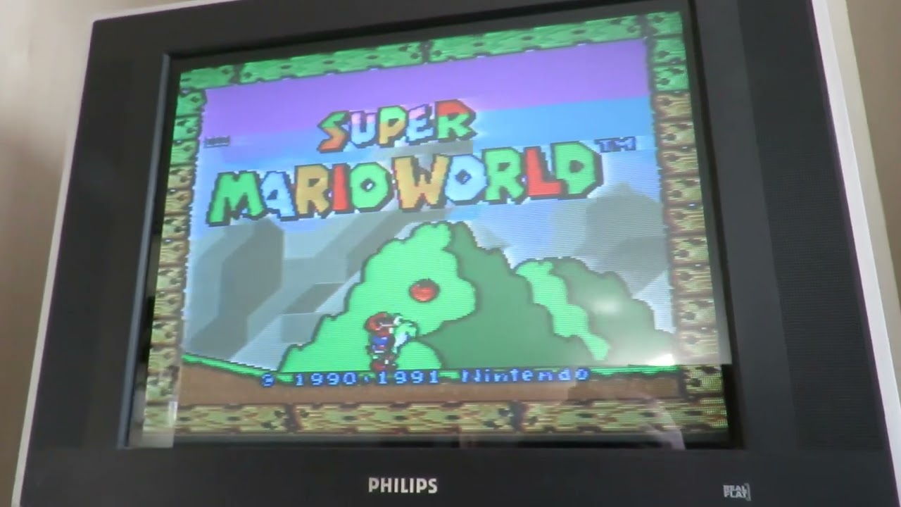 Jogando Super Mario World no XBOX 360 na TV Antiga [ MUITA EMOÇÃO ] 