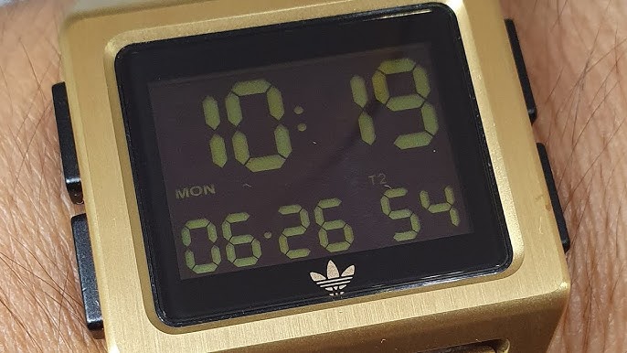 Adidas Archive M1 digital watch - YouTube