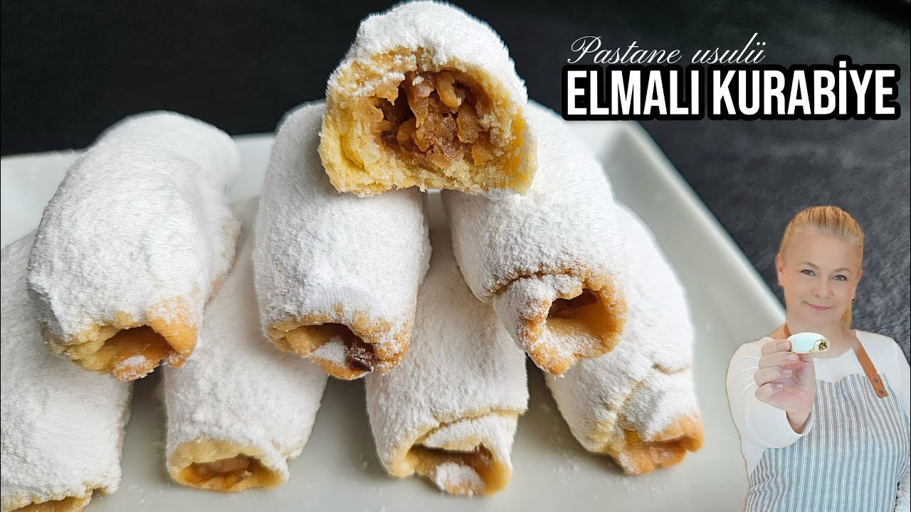 Pastane Sırrıyla Tam Ölçülü Elmalı Kurabiye