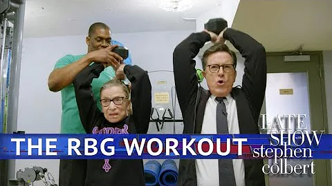 Stephen Works Out With Ruth Bader Ginsburg