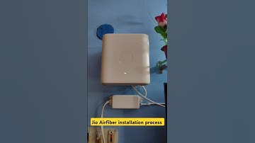 Jio Airfiber installation process Short Video #jio #wifi #shortvideo
