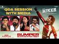 Q&amp;A Session with Media | Biker Bumper Blockbuster Meet | Sharwanand | Malvika Nair | Abhilash Reddy