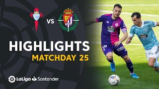 Highlights RC Celta vs Real Valladolid (1-1)