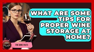 What Are Some Tips For Proper Wine Storage At Home? - Fine Wine Facts