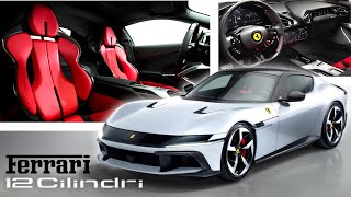 New Ferrari 12Cilindri Interior Cabin