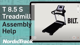 T 8.5 S Treadmill (NTL11219.3, NTL11219.0): How To Assemble