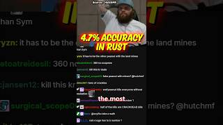 Hutch has only 4.7% accuracy in RUST😭🙏 #shorts