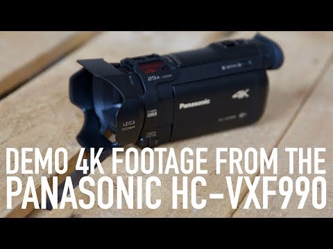 Panasonic HC-VXF990 sample 4K footage 2017